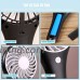 intbase Mini Handheld Fan  Personal Portable Desktop Table Cooling Fan with USB Rechargeable for Outdoor Travel Office Desk Park Bus & Kitchen (Black) - B0797R2N8W
